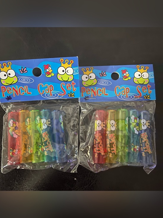 Keroppi Other - Vintage Sanrio Keroppi M Pencil Cap Set